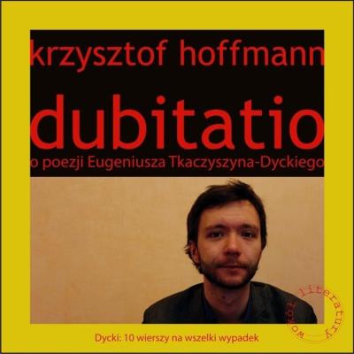 Dubitatio. Autor: Hoffmann Krzysztof. SmakLiter.pl Okładka książki Dubitatio