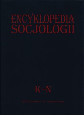 Encyklopedia socjologii t.2 K-N. Autor:   Praca zbiorowa. SmakLiter.pl Okładka książki Encyklopedia socjologii t.2 K-N
