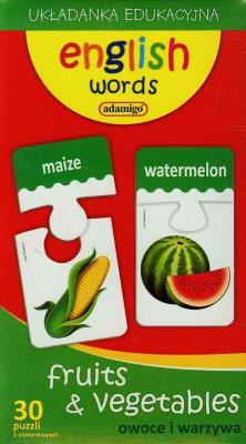Opakowanie English words fruits & vegetables