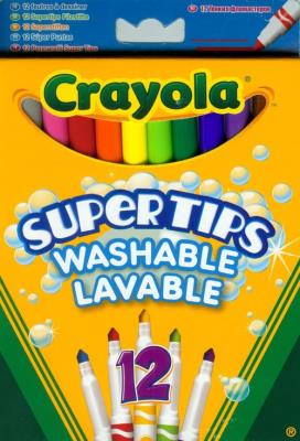 Flamastry Supertips pastelowe 12 szt CRAYOLA. Autor:   Praca zbiorowa. SmakLiter.pl Okładka książki Flamastry Supertips pastelowe 12 szt CRAYOLA