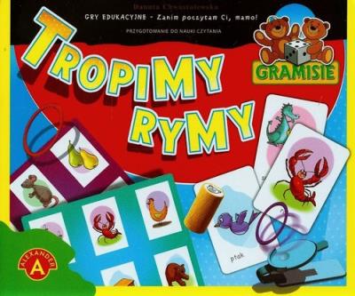 Gra - Tropimy rymy. Autor: Chwastniewska Danuta. SmakLiter.pl Okładka książki Gra - Tropimy rymy