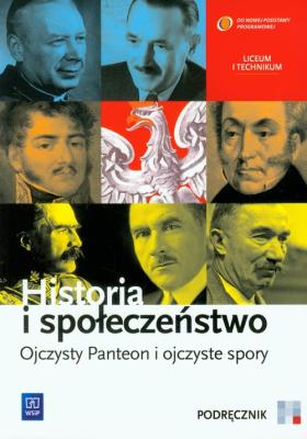 Okładka książki Historia i społeczeństwo LO Ojczysty Panteon..