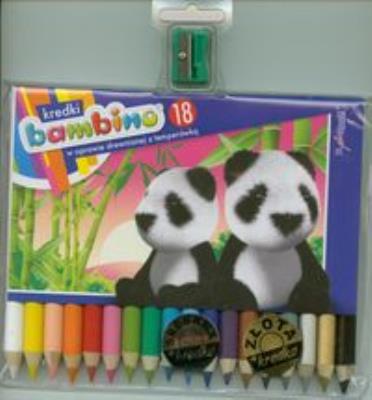 Opakowanie Kredki ołówkowe 18 kolorów bls BAMBINO