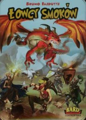 Łowcy smoków. Autor: Bruno Faidutti. SmakLiter.pl Okładka książki Łowcy smoków