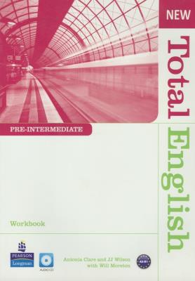 Okładka książki New Total English Pre-Intermedia Workbook z płytą CD