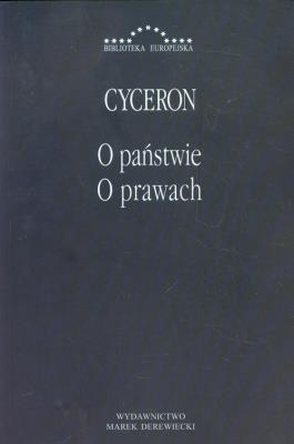 O państwie. O prawach. Autor: Cyceron Marek Tulliusz. SmakLiter.pl Okładka książki O państwie. O prawach