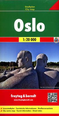 Okładka książki Oslo plan miasta 1:20 000