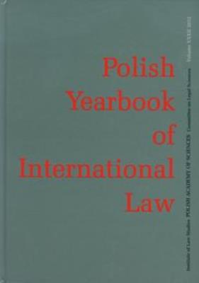 Okładka książki Polish Yearbook of International Law