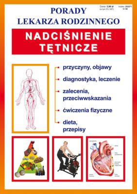 Porady lek. rodzinnego. Nadciśnienie tętnicze. Autor:   Praca zbiorowa. SmakLiter.pl Okładka książki Porady lek. rodzinnego. Nadciśnienie tętnicze