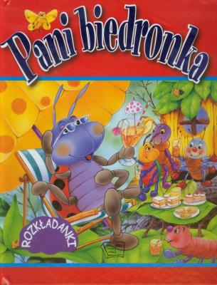 Rozkładanki pani biedronka ARTI. Autor: Dudley Moselry, Gordon Volke. SmakLiter.pl Okładka książki Rozkładanki pani biedronka ARTI