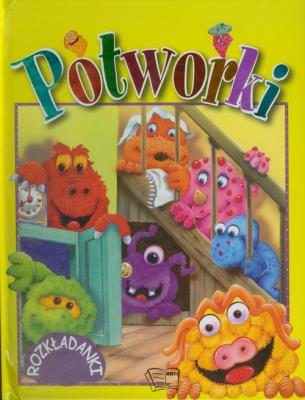 Okładka książki Rozkładanki Potworki ARTI