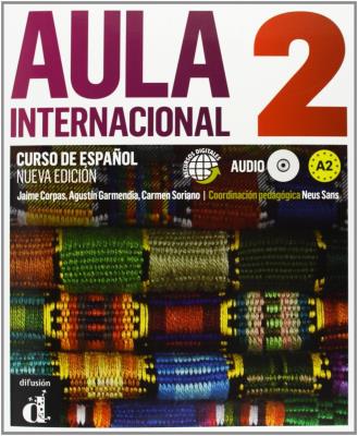 Aula Internacional 2 podręcznik +CD. Autor: Corpas Jaime, Garmendia Agustin, Soriano Carmen. SmakLiter.pl Okładka książki Aula Internacional 2 podręcznik +CD