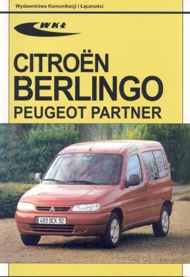 Citroen Berlingo, Peugeot Partner modele 1996-2001. Autor: Hans-Rüdiger Etzold. SmakLiter.pl Okładka książki Citroen Berlingo, Peugeot Partner modele 1996-2001