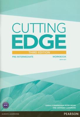 Cutting Edge Pre-Intermediate Workbook with key. Autor: Sarah Cunningham, Peter Moor, Cosgrove Anthony. SmakLiter.pl Okładka książki Cutting Edge Pre-Intermediate Workbook with key