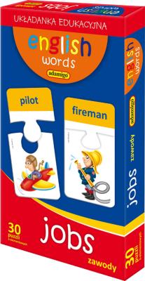 English words - jobs. Wydawca: Adamigo. SmakLiter.pl Opakowanie English words - jobs
