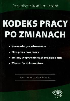 Okładka książki Kodeks pracy po zmianach