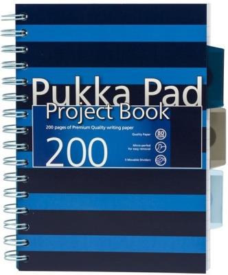 Kołozeszyt pr A5 7050 Navy 200k niebieski. Wydawca: Pukka Pads. SmakLiter.pl Opakowanie Kołozeszyt pr A5 7050 Navy 200k niebieski