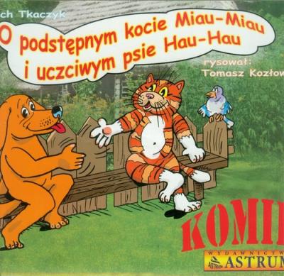 Okładka książki Komiks - O podstępnym kocie Miau-Miau...