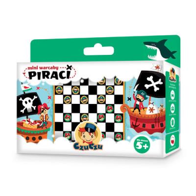 Opakowanie Mini warcaby - Piraci