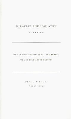 Miracles and Idolatry. Autor: Voltaire. SmakLiter.pl Okładka książki Miracles and Idolatry