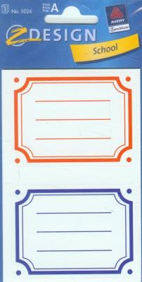 Opakowanie Naklejki na książki i zeszyty - prostokątne