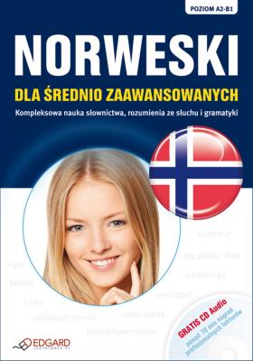 Norweski - dla średnio zaawansowanych. Autor: Opracowanie zbiorowe. SmakLiter.pl Okładka książki Norweski - dla średnio zaawansowanych
