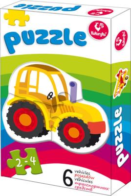 Pierwsze puzzle Pojazdy. Wydawca: Kukuryku. SmakLiter.pl Opakowanie Pierwsze puzzle Pojazdy