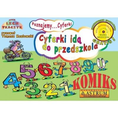 Okładka książki Poznajemy...Cyferki. Cyferki idą do przedszkola