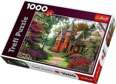 Okładka książki Puzzle 1000 Wiktoriański dom TREFL