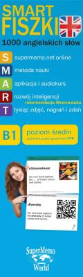 Opakowanie SMART Fiszki 1000 angielskich słów B1