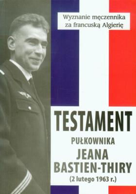Okładka książki Testament płk. Jeana Bastiena-Thiry