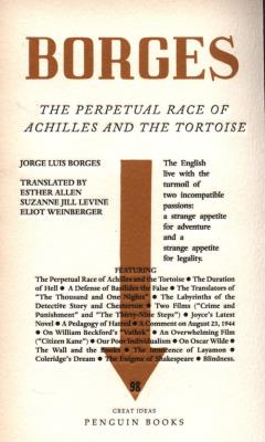 The Perpetual Race of Achilles and the Tortoise. Autor: Jorge Luis Borges. SmakLiter.pl Okładka książki The Perpetual Race of Achilles and the Tortoise