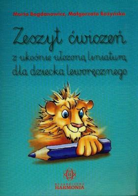 Zeszyt ćwiczeń z ukośnie ułożoną liniaturą A5. Autor: Marta Bogdanowicz. SmakLiter.pl Okładka książki Zeszyt ćwiczeń z ukośnie ułożoną liniaturą A5