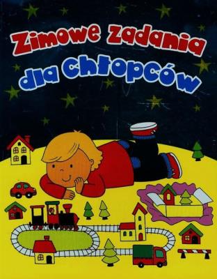 Zimowe zadania dla chłopców. Autor: Wiśniewska Anna, Wiśniewski Krzysztof. SmakLiter.pl Okładka książki Zimowe zadania dla chłopców