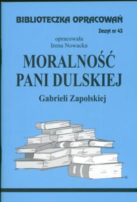 Okładka książki Biblioteczka opracowań nr 043 Moralność pani......