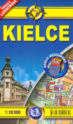 Okładka książki Kielce 1:20 000 - plan miasta