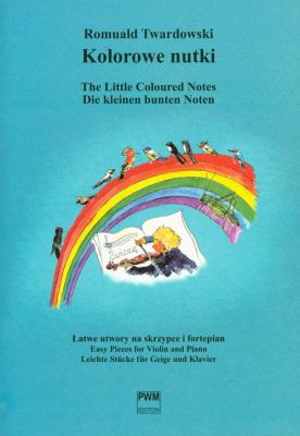 Kolorowe nutki. Autor: Romuald Twardowski. SmakLiter.pl Okładka książki Kolorowe nutki