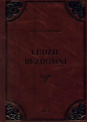 Okładka książki Ludzie bezdomni skóra tw. oprawa GREG