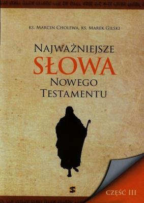 Najważniejsze słowa Nowego Testamentu cz. 2. Autor: Cholewa Marcin, Gilski Marek. SmakLiter.pl Okładka książki Najważniejsze słowa Nowego Testamentu cz. 2