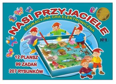 Opakowanie Nasi Przyjaciele Edukacyjna gra elektroniczna