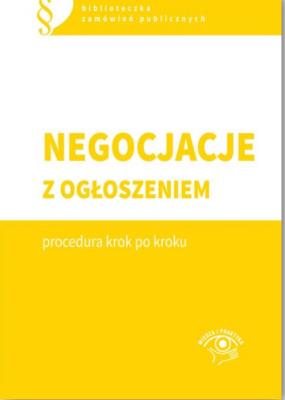 Okładka książki Negocjacje z ogłoszeniem
