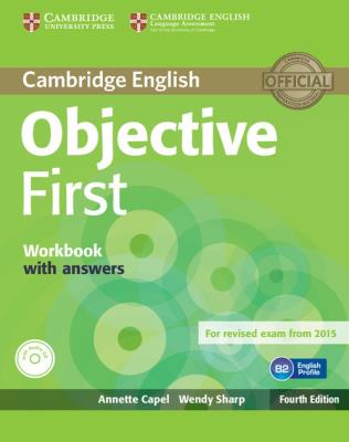 Objective First Workbook with Answers + CD. Autor: Capel Annette, Sharp Wendy. SmakLiter.pl Okładka książki Objective First Workbook with Answers + CD