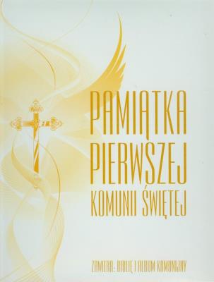 Okładka książki Pamiątka Pierwszej Komunii Świętej Biblia+Album