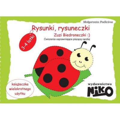 Okładka książki Rysunki, rysuneczki - Zuzi Biedroneczki