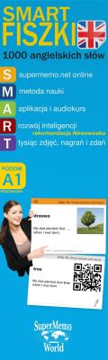 Opakowanie SmartFiszki 1000 angielskich słów A1 poziom podstawowy