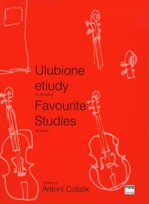 Okładka książki Ulubione etiudy na skrzypce PWM
