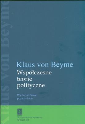 Okładka książki Współczesne teorie polityczne