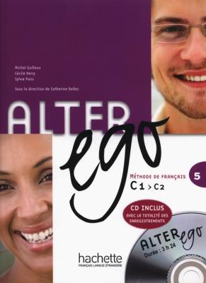 Okładka książki Alter Ego 5 podręcznik + CD  HACHETTE