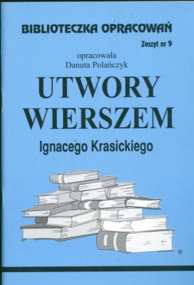 Okładka książki Biblioteczka opracowań nr 009 Utwory Wierszem