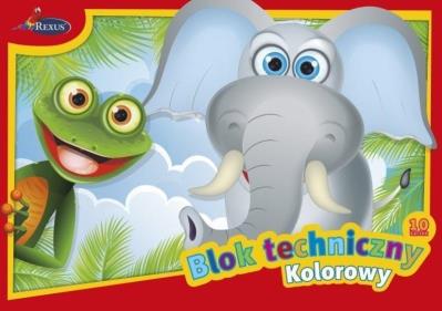 Opakowanie Blok techniczny kolorowy A3/10k.
